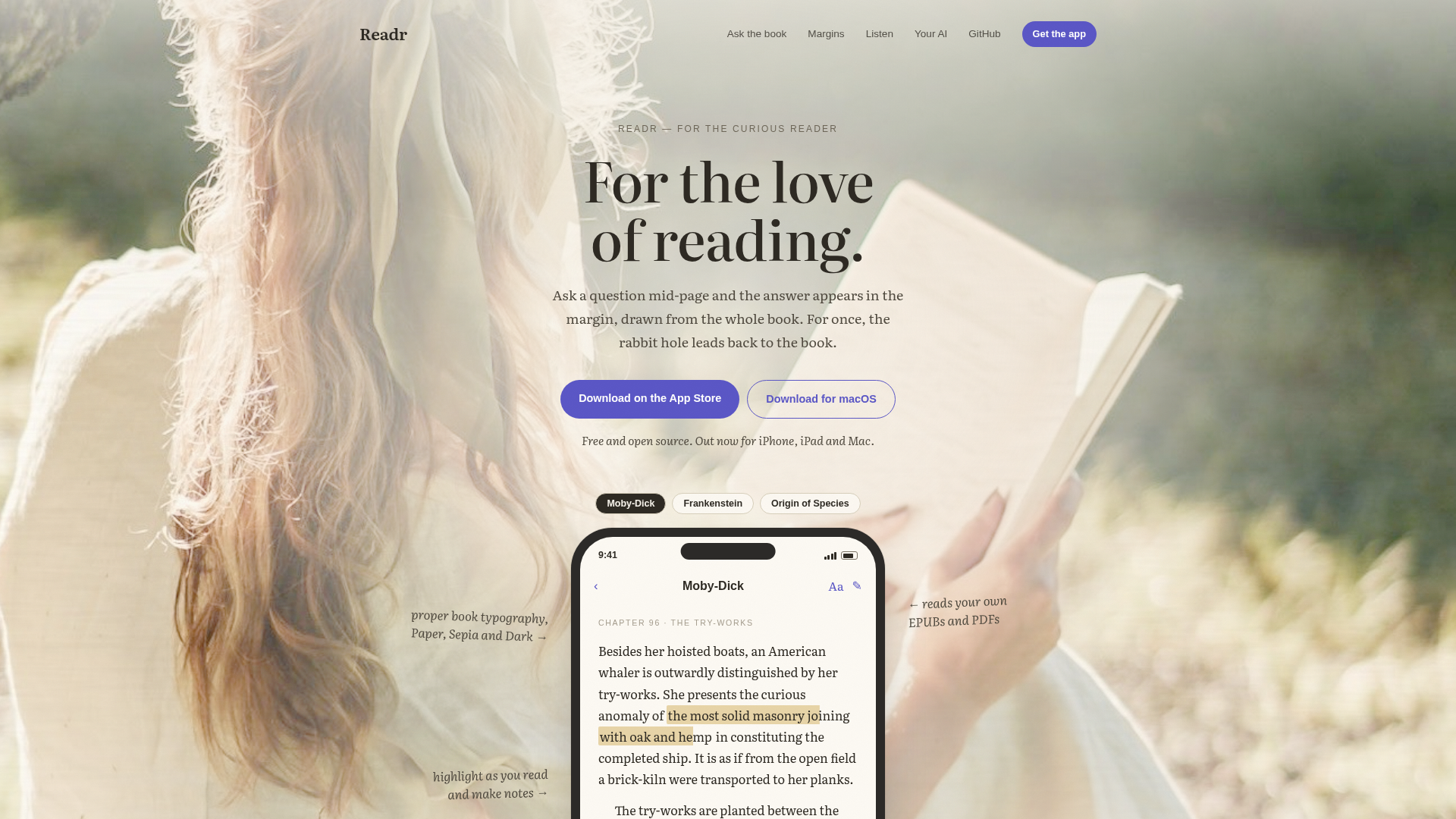 Readr（AI 电子书阅读器）